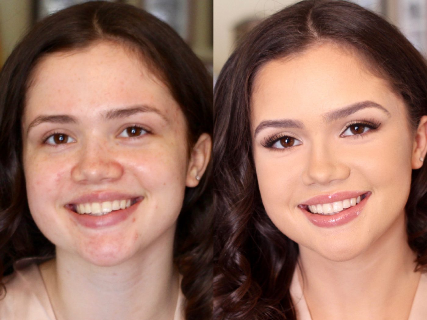 dramatic before and after makeup photos